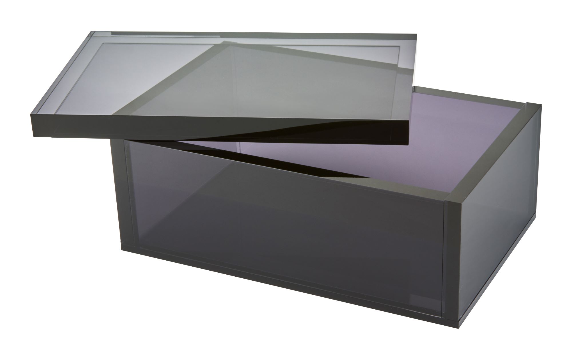 Black Lucite Box withLid
