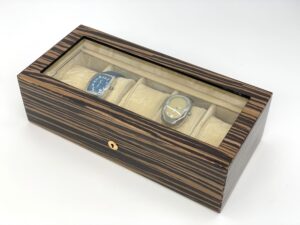 Ebony 5-Watch Box