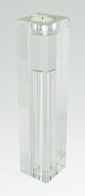 Crystal Glass Bud Vase/Tealite LG