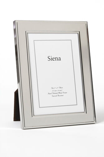 Siena Silver Wide Dbl Border Plain