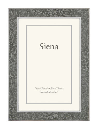 Siena Frame Shagreen Gray w/Silver