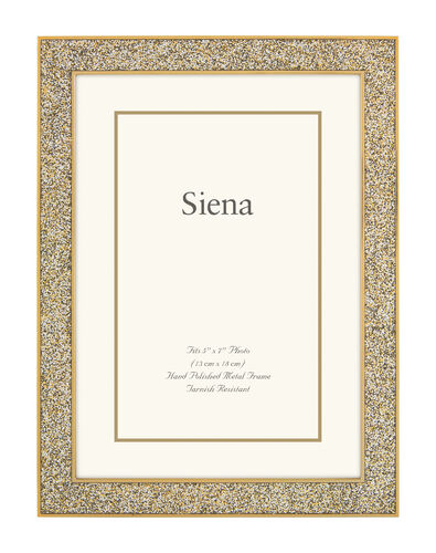 Microglitter Siena Gold Frame, Gold 5 x 7