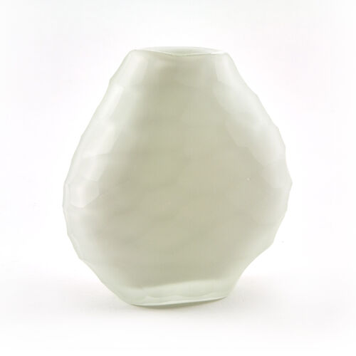 Hammered Vase Small White