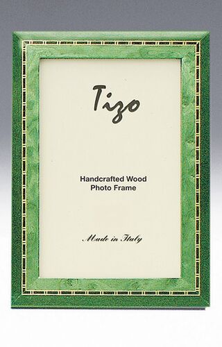 Mid Inlaid Italian Wood Frame, Green