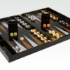 Acrylic Backgammon, Black - 18" x 25