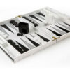 Acrylic Backgammon - White withDesign