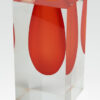 Acrylic Vase - 6" Orange