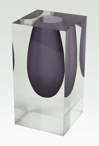 Acrylic Vase – 6″ Smoke
