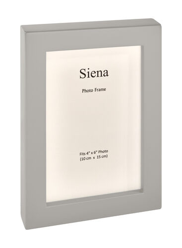 High Polished Deep Profile Siena Wood Frame, Grey