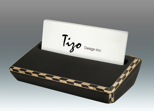 Inlaid Business Card Holder