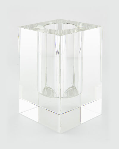 Square Crystal Vase