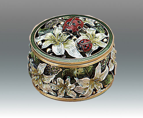 Jeweled Lady Bug Box