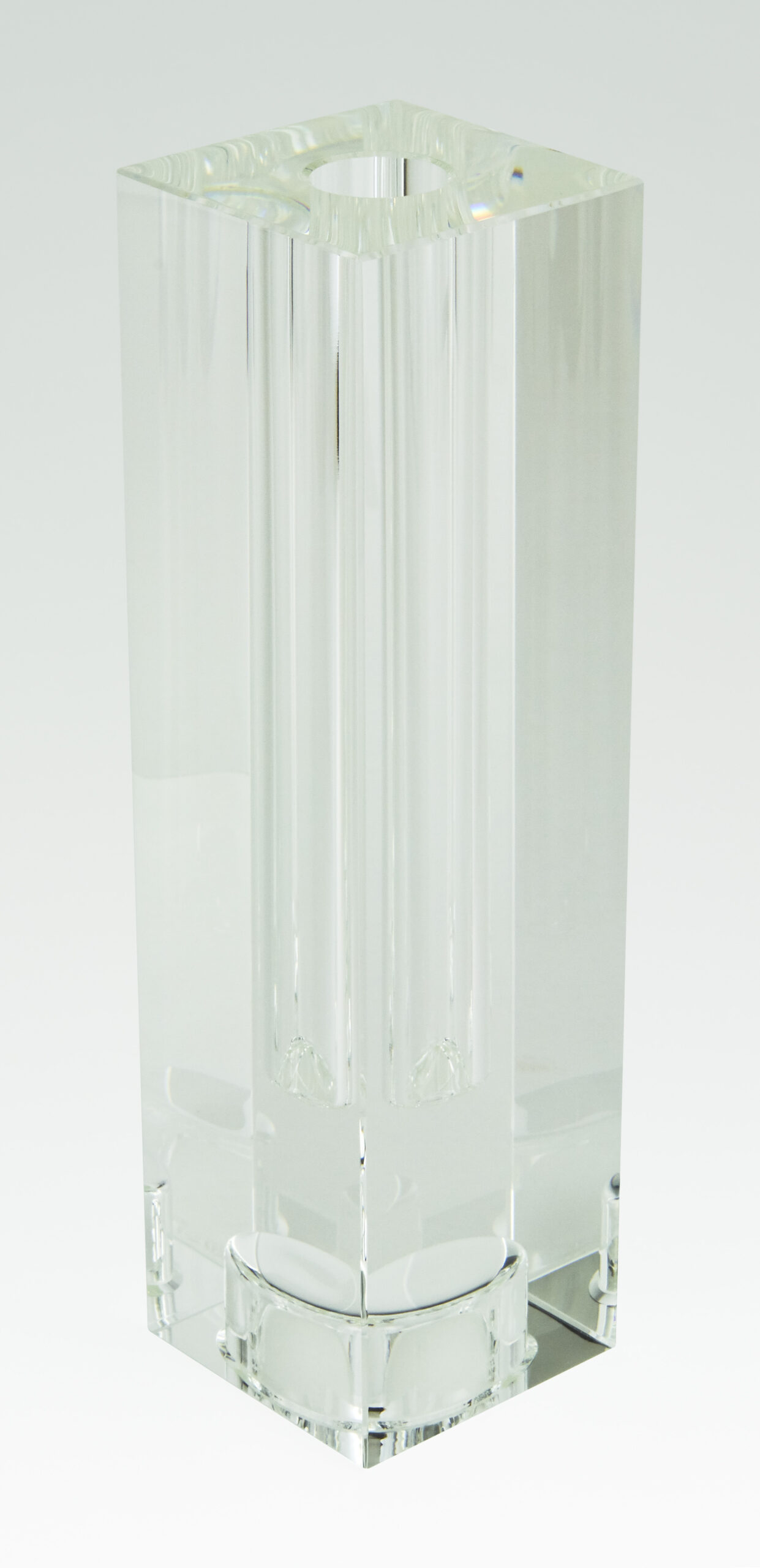 Crystal Glass Bud Vase/Tealite