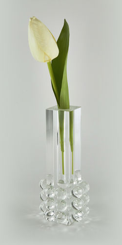 Crystal Glass Bud Vase “Balls”