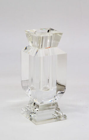 Crystal Glass “Urn Shape” Bud Vase Sm. 5″ Tall