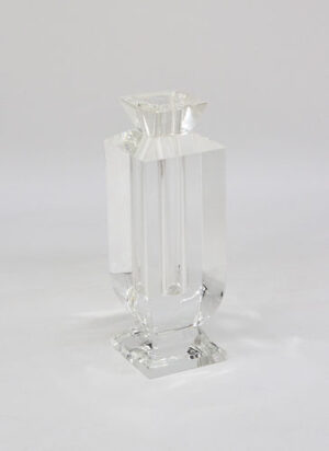 Crystal Glass “Urn Shape” Bud Vase Med. 7.5″ Tall